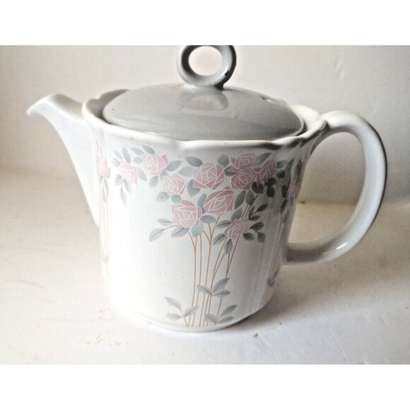Vintage Sadler Made In England Rose Pattern 4 Cup Teapot 1950's - Picture 6 of 12